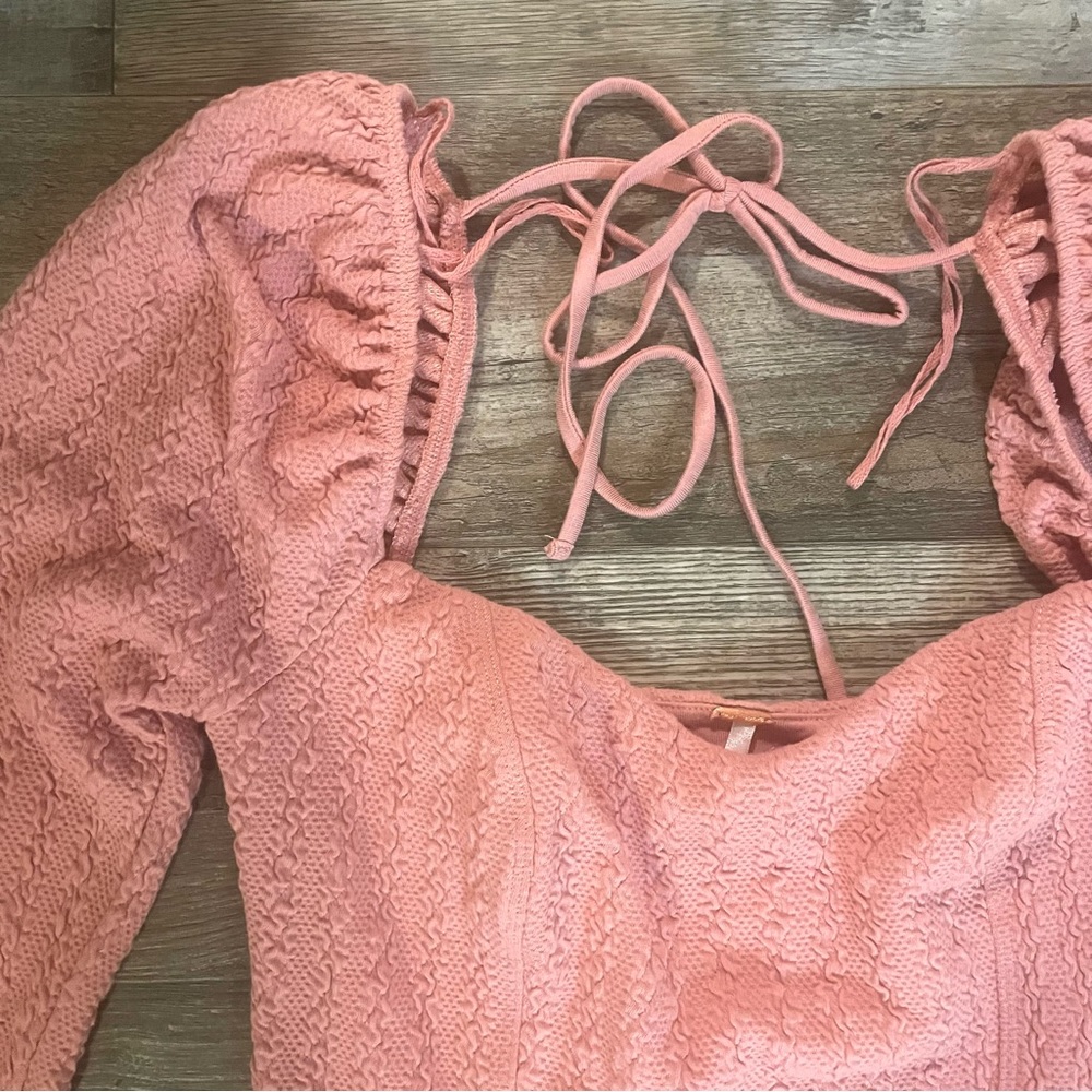 Pink Free People Top